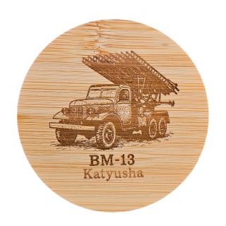 Kaťuša BM-13 raketomet podtácek