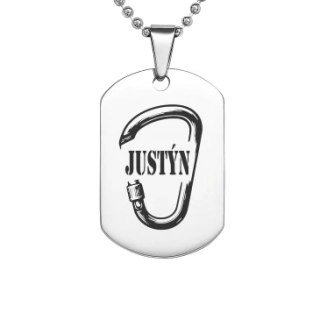 Přívěsek se jménem Justýn
