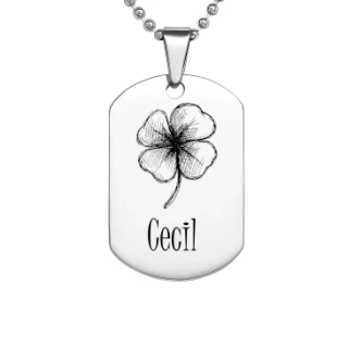 Přívěsek se jménem Cecil