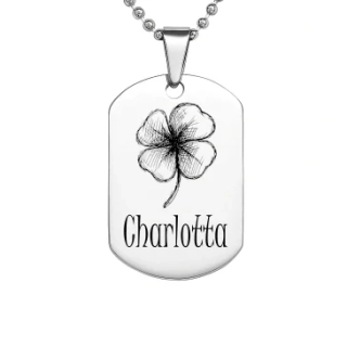 Přívěsek se jménem Charlotta