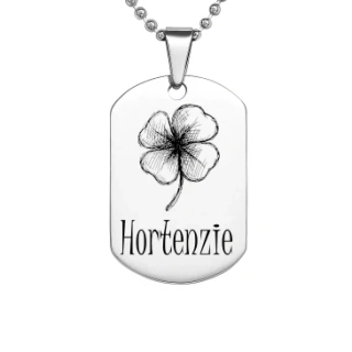 Přívěsek se jménem Hortenzie