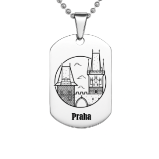 Praha přívěsek na krk