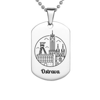 Ostrava přívěsek na krk