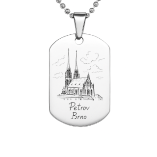Petrov - Brno přívěsek na krk